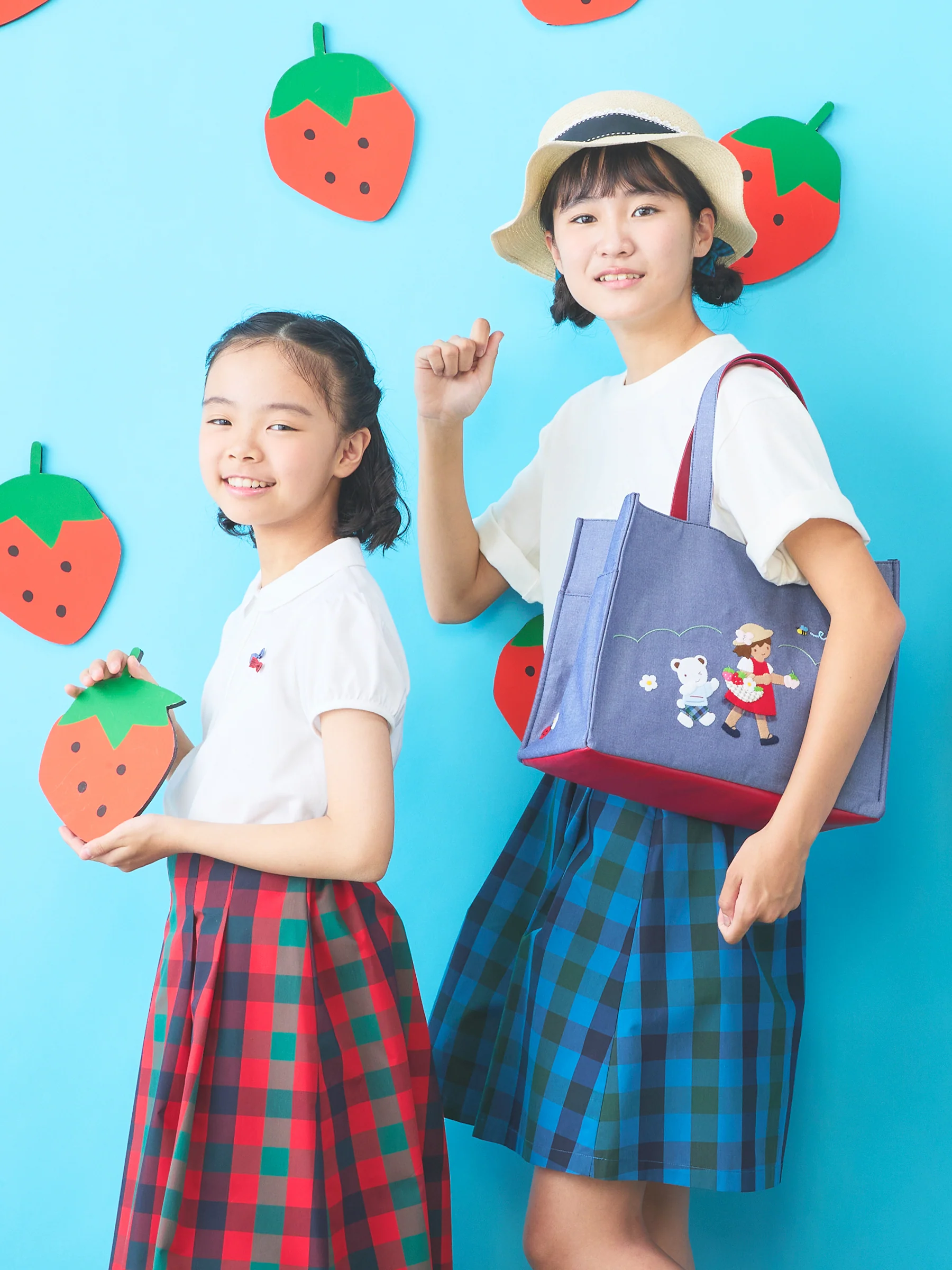 【子ども企画会議】デニムバッグ〈クマちゃんのいちごどろぼう〉 - Image 8