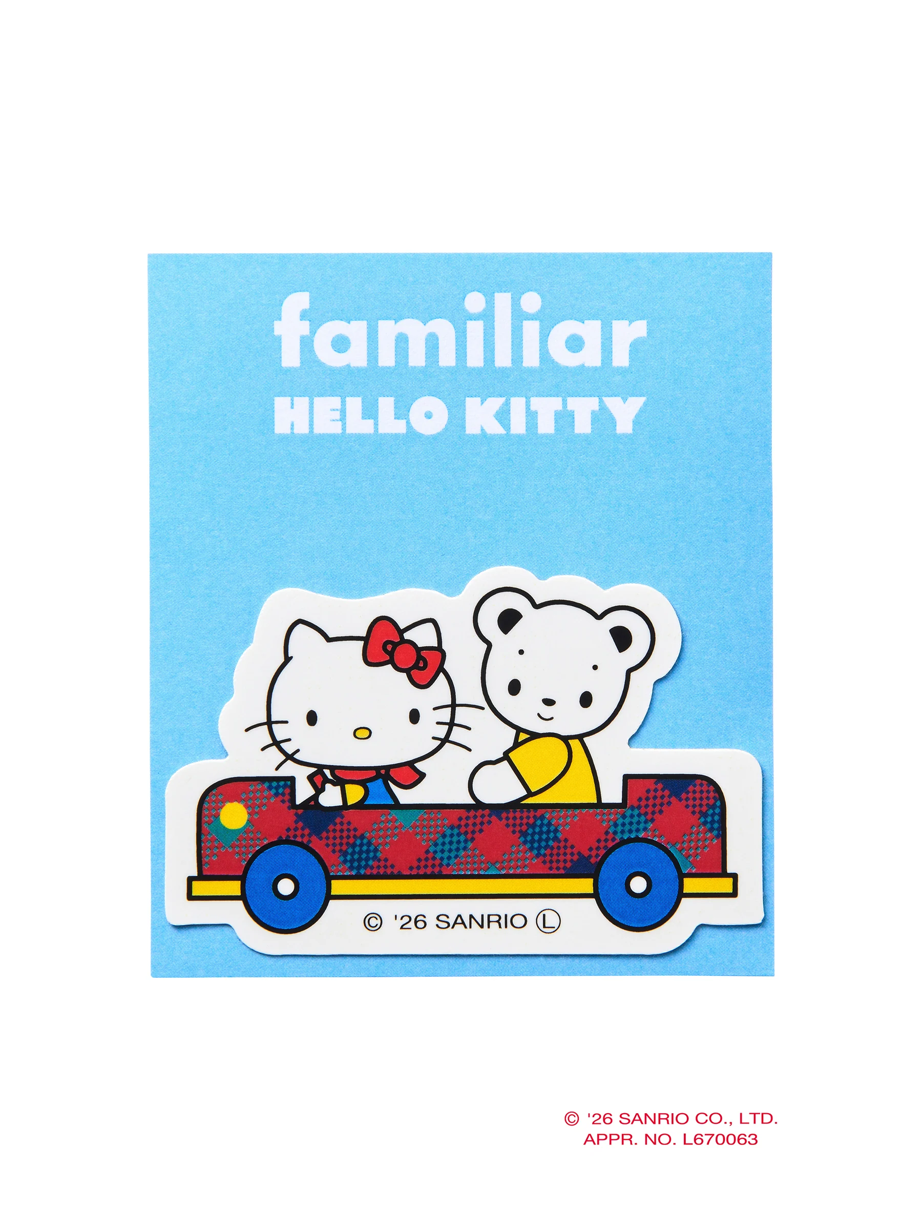 ステッカー〈ハローキティ × familiar〉 - Image 3