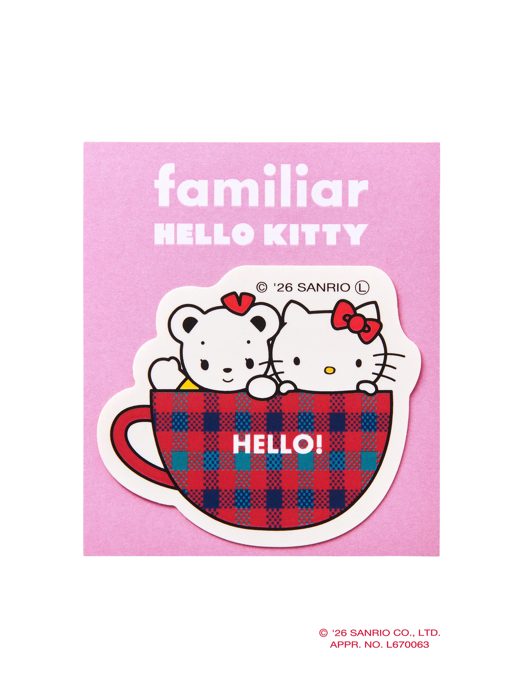 ステッカー〈ハローキティ × familiar〉 - Image 7