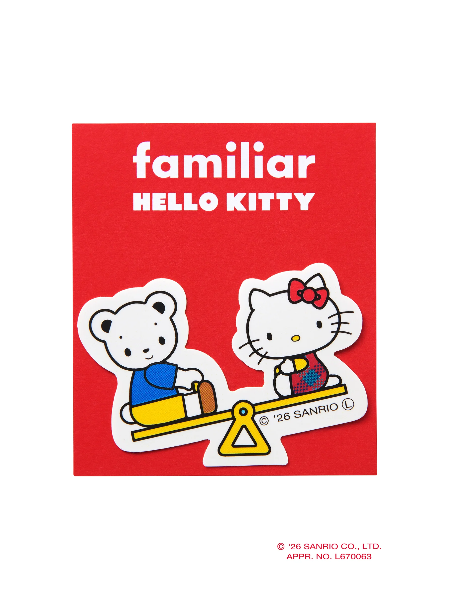 ステッカー〈ハローキティ × familiar〉 - Image 9